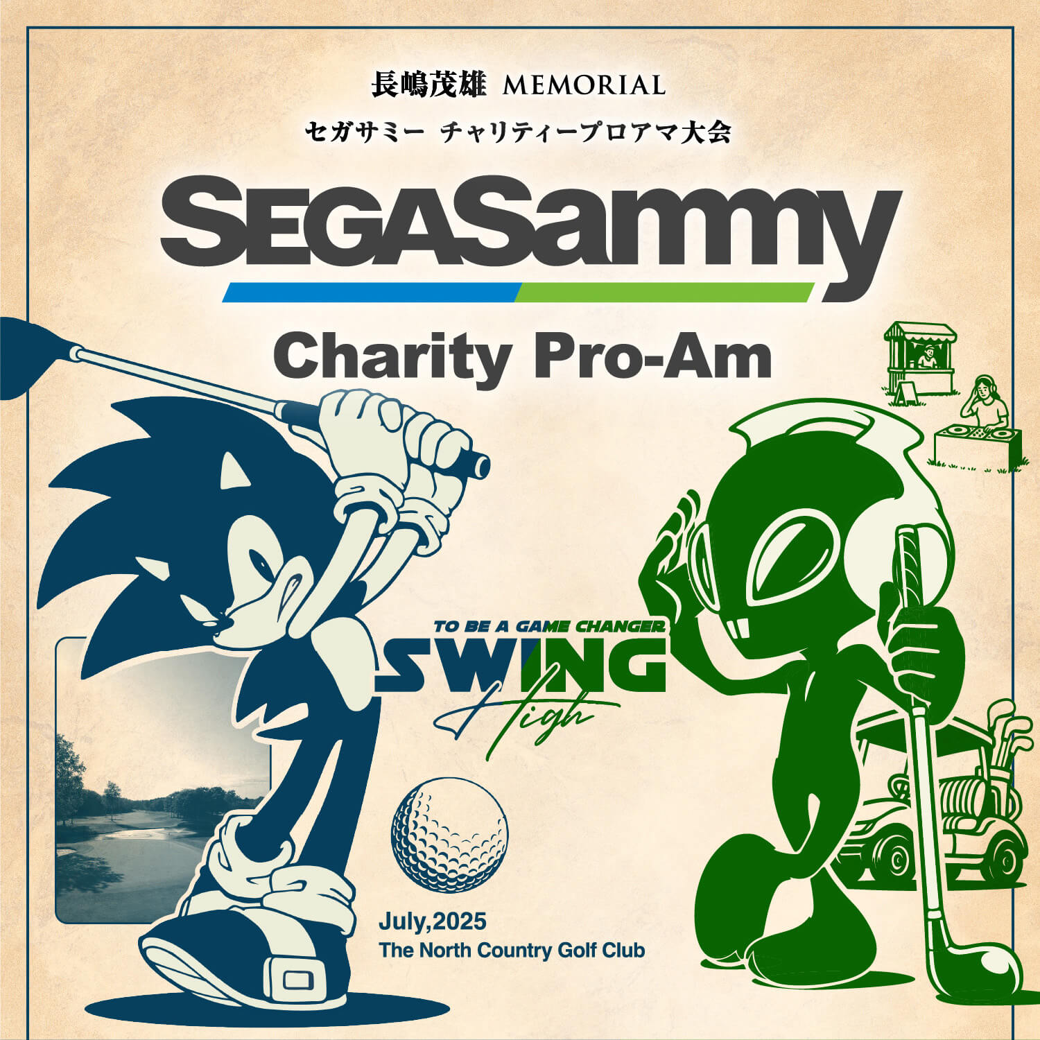 ザ・ノースカントリーゴルフクラブ キャディバッグ セガサミーカップ オリジナル 未使用】ザ ノースカントリーゴルフクラブ キャディバッグ
